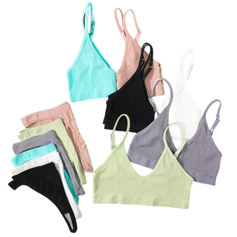 Cotton Bra Everyday - 여자의 원활한 브래지어 세트 섹시한 란제리