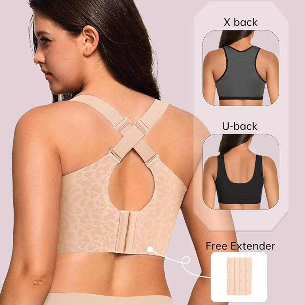 레오파드 프린트 심리스 젤리 브라 노 언더와이어 푸쉬업 - Mastectomy Bra Pocket 리뷰 및 가격