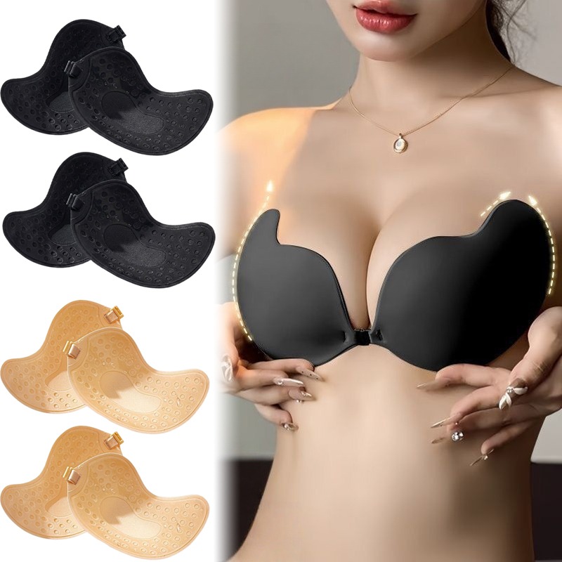 1/2쌍 푸쉬업 인비저블 브라 여성용 스트랩리스 백리스 - Strapless Bra Adhesive 리뷰 및 가격