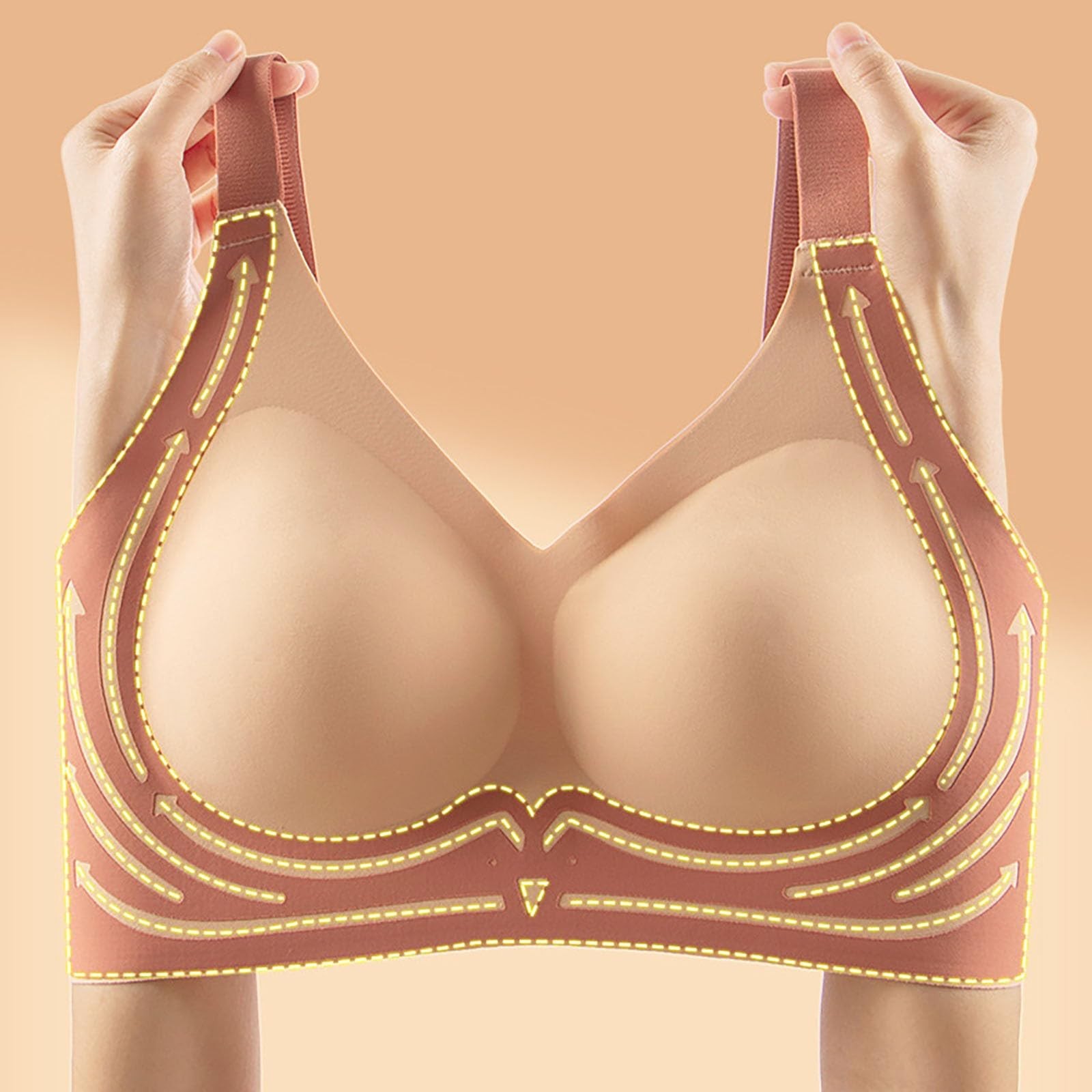 여성 원활한 브래지어 플러스 사이즈 스포츠 푸시 업 브 - Sleep Bra Bralette 리뷰 및 가격
