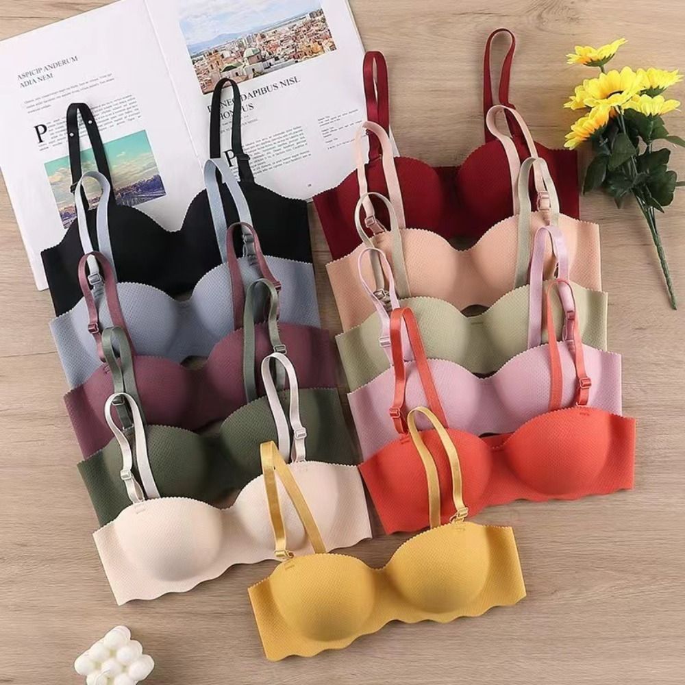 트렌디한 컴포트 심리스 브라 캔디 컬러 안티 처짐 푸쉬 - Wirefree Bra Comfort 리뷰 및 가격