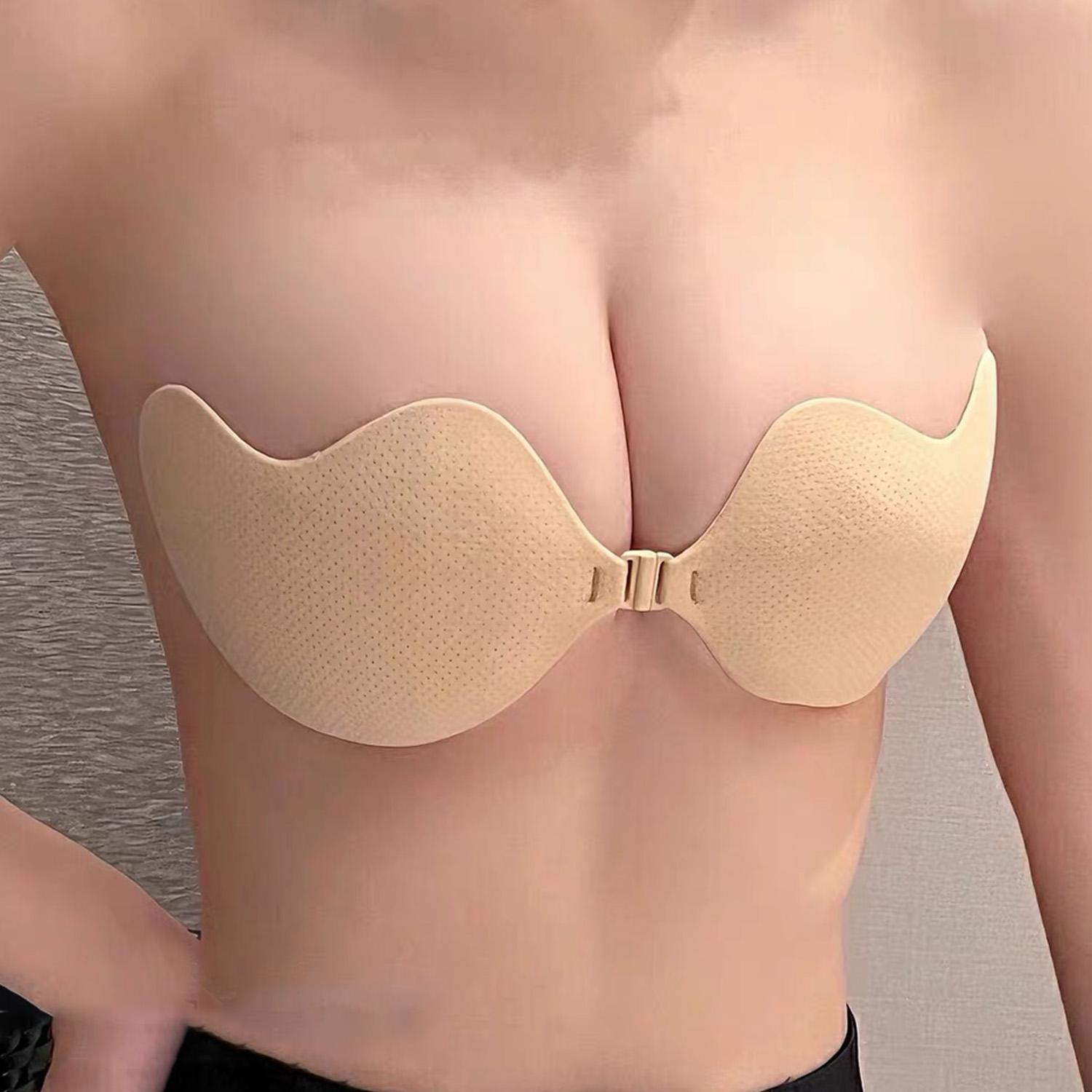 여성용 백리스 인비저블 푸쉬업 브라, 스트랩리스 브라, - Strapless Bra Adhesive 리뷰 및 가격
