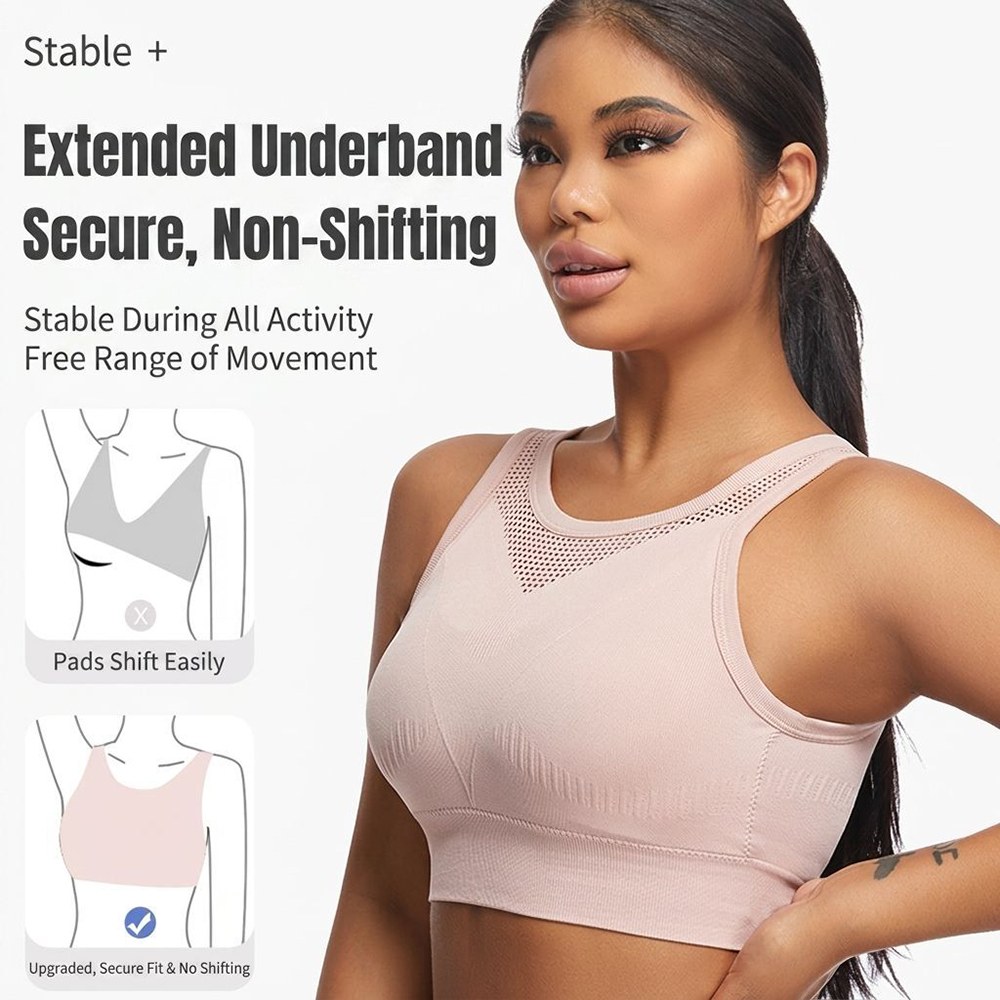 여성용 심리스 스포츠 브라 충격방지 압박 운동탑 백리스 - T Shirt Bra Seamless 리뷰 및 가격